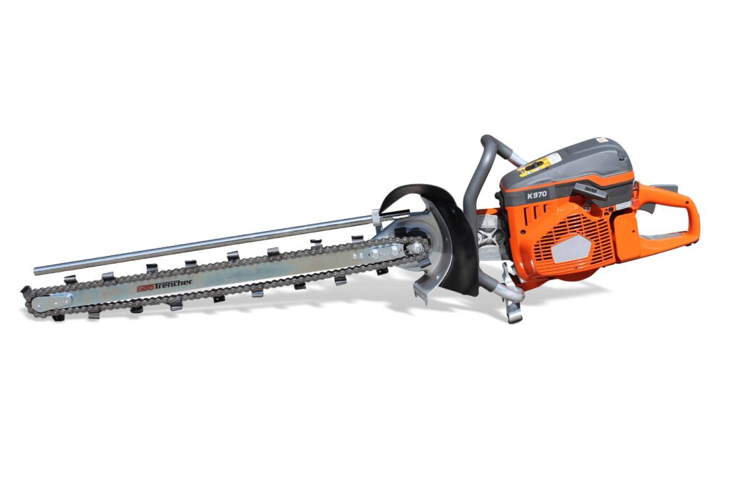 GeoTrencher with Husqvarna® K970 Powerhead (20" or 27" Bar) - Ready to Trench